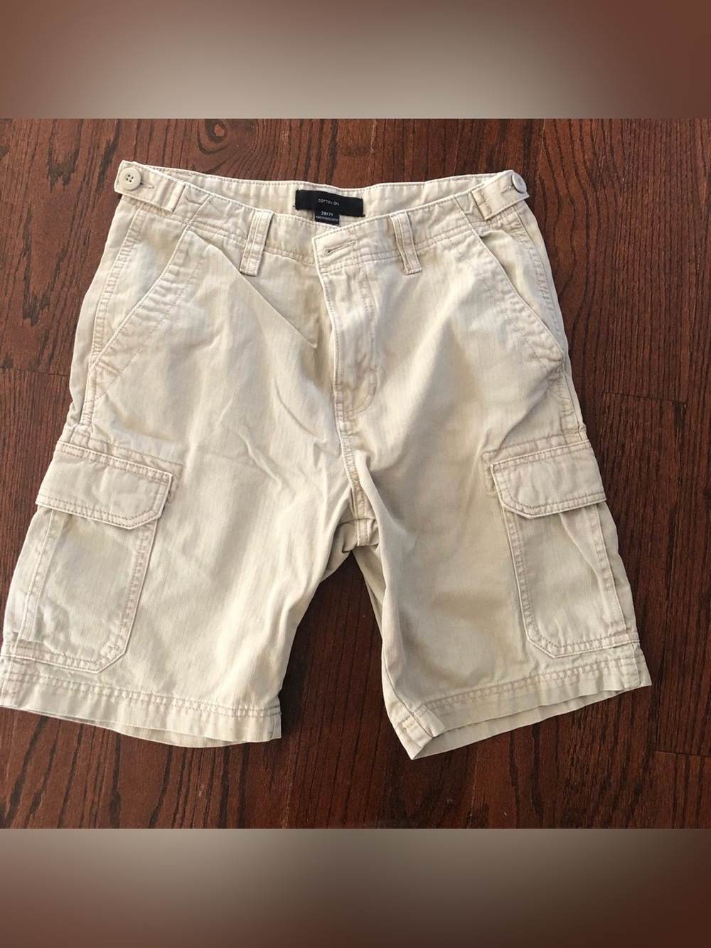 Cotton On Men’s Tactical Cargo Short, Size 30 NWOT Color: River Rock